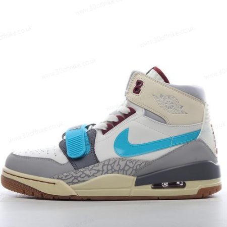 Nike Air Jordan Legacy Mens and Womens Shoes Blue Grey White FB lhw