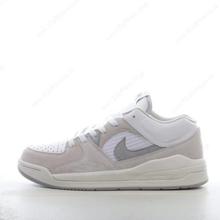 Nike Air Jordan Stadium Mens and Womens Shoes White Grey DX lhw