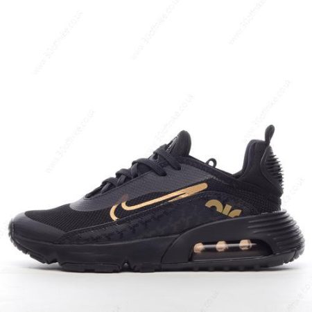 Nike Air Max Mens and Womens Shoes Black Gold DC lhw
