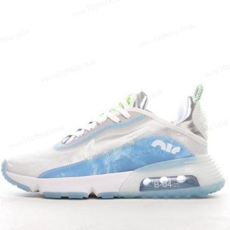 Nike Air Max Mens and Womens Shoes Silver White Blue CZ lhw