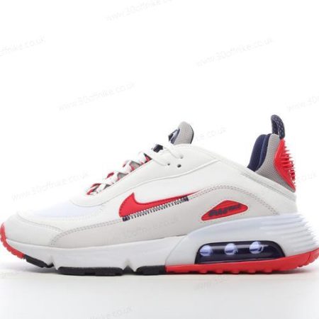 Nike Air Max Mens and Womens Shoes White Red Grey DH lhw
