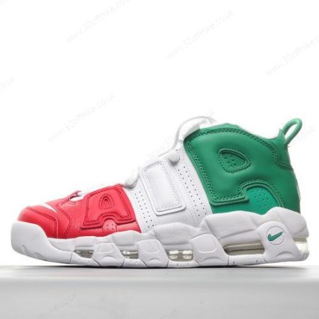 Nike Air More Uptempo Mens and Womens Shoes Red White Green AV lhw