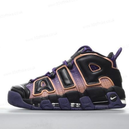 Nike Air More Uptempo Mens and Womens Shoes Black Blue lhw