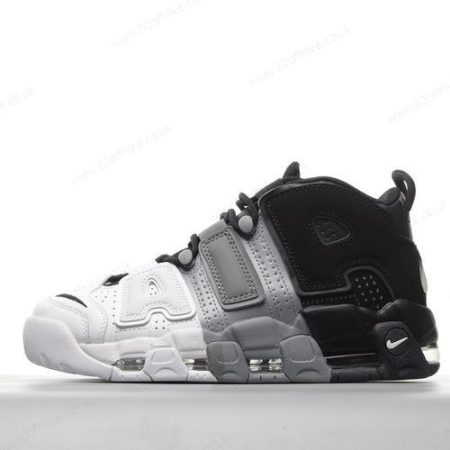 Nike Air More Uptempo Mens and Womens Shoes Black Grey White lhw