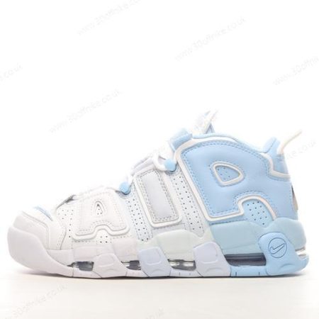 Nike Air More Uptempo Mens and Womens Shoes Blue Grey White DJ lhw