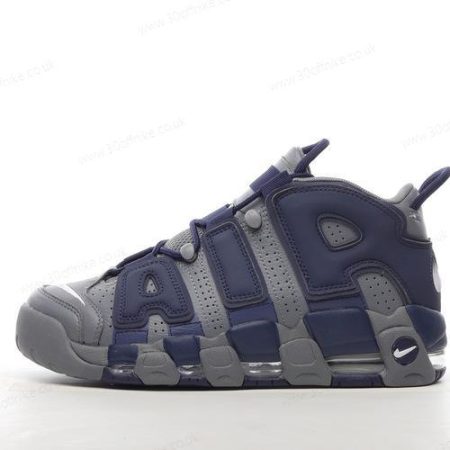 Nike Air More Uptempo Mens and Womens Shoes Grey Navy lhw