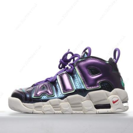Nike Air More Uptempo Mens and Womens Shoes Purple Green lhw