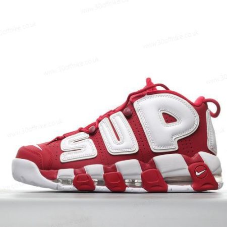 Nike Air More Uptempo Mens and Womens Shoes Red White lhw