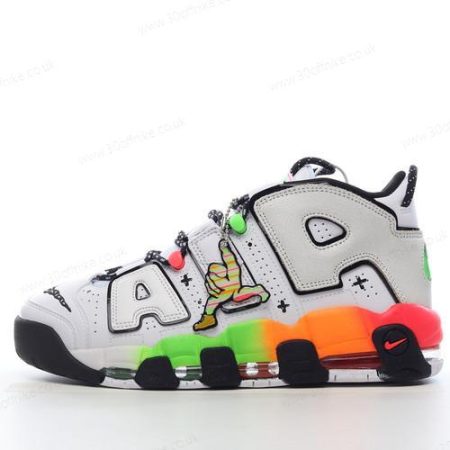 Nike Air More Uptempo Mens and Womens Shoes White Blue Orange Green DV lhw