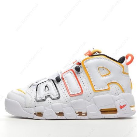 Nike Air More Uptempo Mens and Womens Shoes White Orange Yellow Black DD lhw