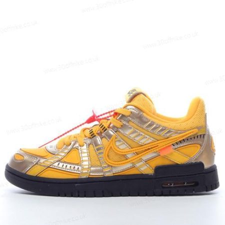 Nike Air Rubber Dunk Low Mens and Womens Shoes Gold Black CU lhw