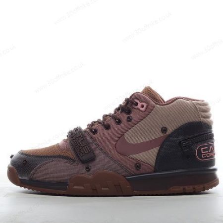 Nike Air Trainer x Travis Scott Mens and Womens Shoes Brown Red Black DR lhw