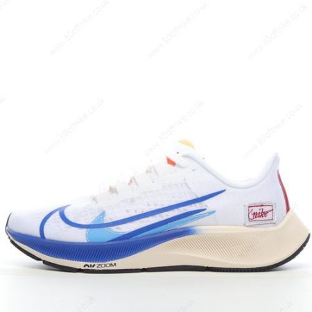 Nike Air Zoom Pegasus Mens and Womens Shoes White Blue CQ lhw