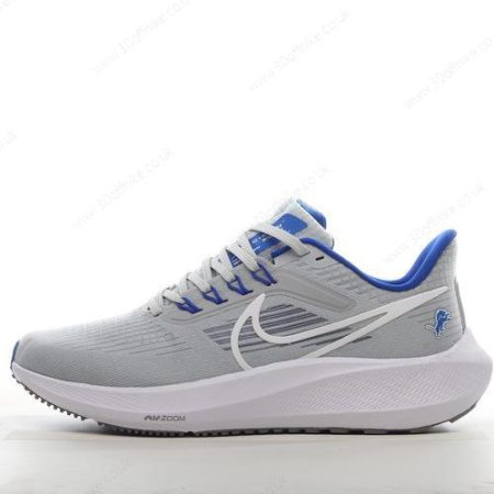 Nike Air Zoom Pegasus Mens and Womens Shoes Grey White Blue lhw