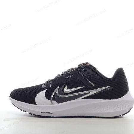 Nike Air Zoom Pegasus Mens and Womens Shoes White Black Silver FB lhw