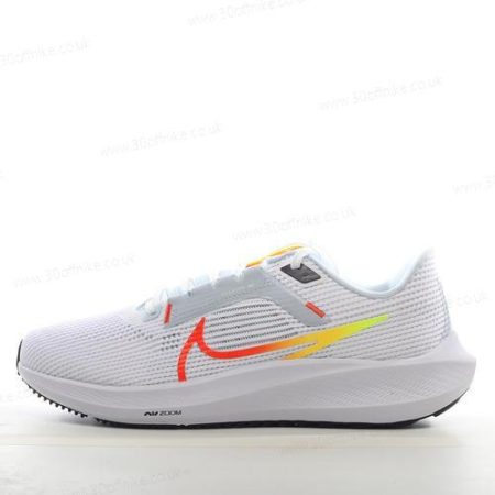 Nike Air Zoom Pegasus Mens and Womens Shoes White Grey Orange DV lhw