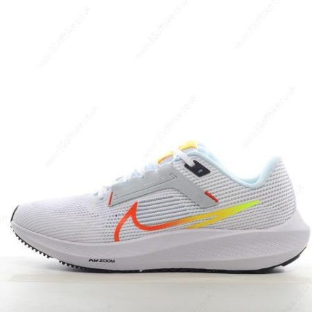 Nike Air Zoom Pegasus Mens and Womens Shoes White Orange lhw