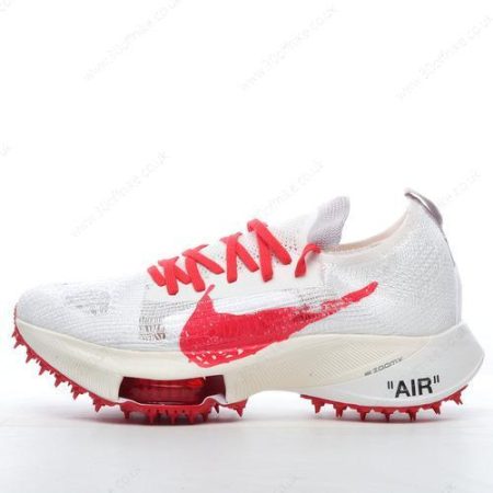 Nike Air Zoom Tempo Next Flyknit Mens and Womens Shoes White Black Red CV lhw