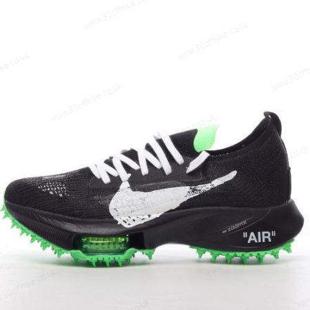 Nike Air Zoom Tempo Next x Off White Mens and Womens Shoes Black Green White CV lhw