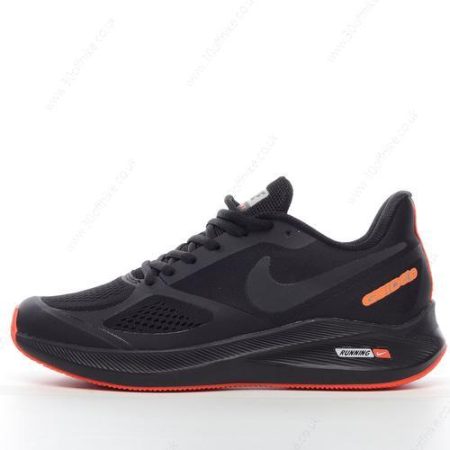 Nike Air Zoom Winflo Mens and Womens Shoes Black Orange CJ lhw