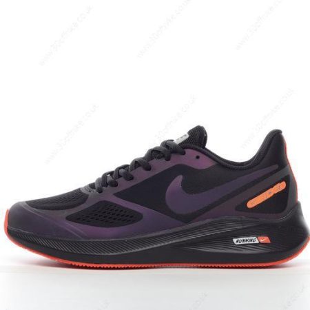 Nike Air Zoom Winflo Mens and Womens Shoes Black Purple Orange CJ lhw