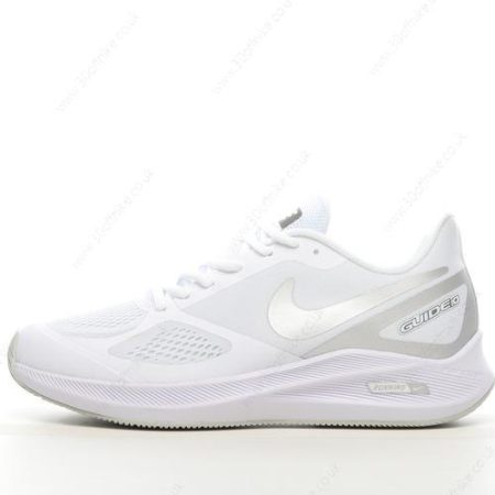 Nike Air Zoom Winflo Mens and Womens Shoes White Silver CJ lhw