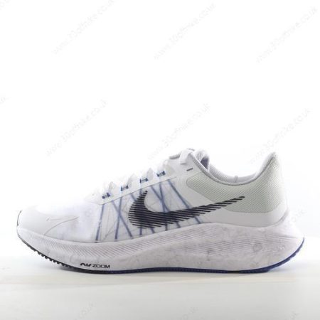 Nike Air Zoom Winflo Mens and Womens Shoes White Black Blue CW lhw