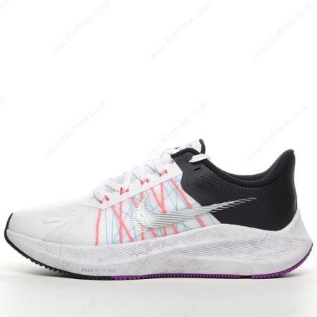 Nike Air Zoom Winflo Mens and Womens Shoes White Black CW lhw