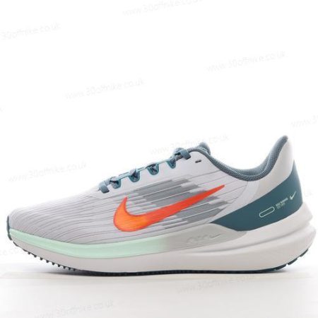 Nike Air Zoom Winflo Mens and Womens Shoes Grey Orange White Green lhw