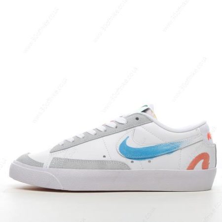 Nike Blazer Low Flyleather Mens and Womens Shoes White DM lhw