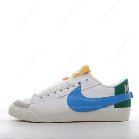 Nike Blazer Low Jumbo Mens and Womens Shoes White Blue Red Green DQ lhw