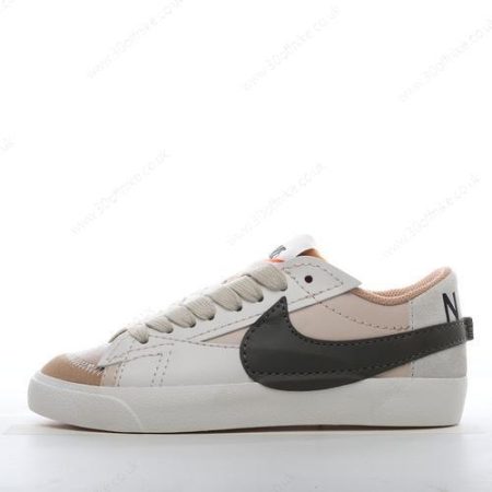 Nike Blazer Low Jumbo Mens and Womens Shoes White Green Brown DQ lhw
