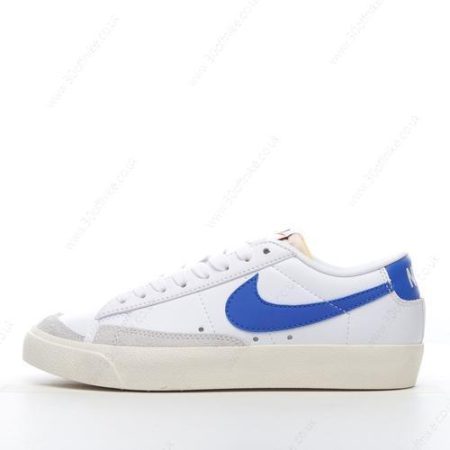 Nike Blazer Low Vintage Mens and Womens Shoes Blue White DA lhw