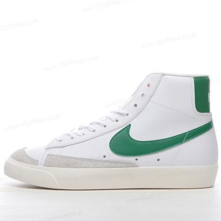 Nike Blazer Mid Vintage Mens and Womens Shoes White Green BQ lhw
