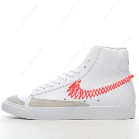 Nike Blazer Mid Vintage Mens and Womens Shoes White Red DJ lhw