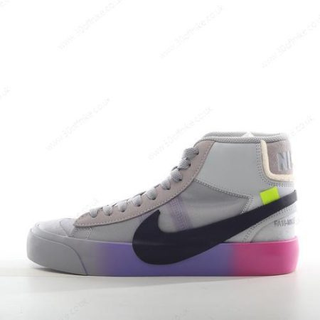 Nike Blazer Mid Mens and Womens Shoes Grey Pure Black AA lhw