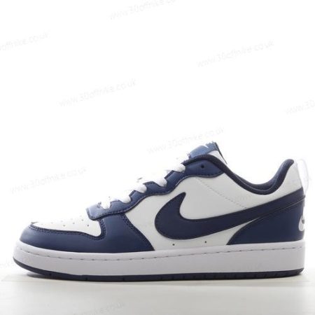 Nike Court Borough Low Mens and Womens Shoes White Blue BQ lhw