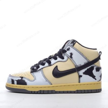 Nike Dunk High Mens and Womens Shoes Black Yellow DD lhw