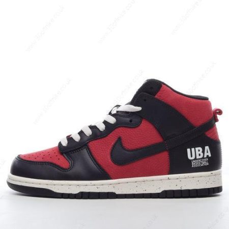 Nike Dunk High Mens and Womens Shoes Red Black DD lhw
