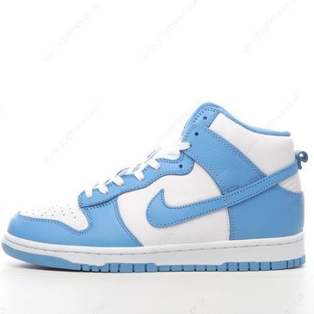 Nike Dunk High Mens and Womens Shoes White Blue DD lhw