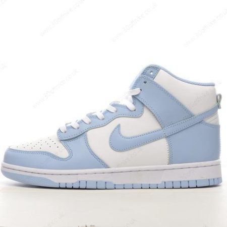 Nike Dunk High Mens and Womens Shoes White Blue DD lhw