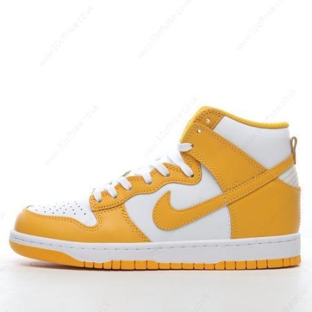 Nike Dunk High Mens and Womens Shoes White Yellow DD lhw