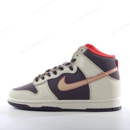 Nike Dunk High SE Mens and Womens Shoes Brown White FB lhw