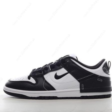Nike Dunk Low Disrupt Mens and Womens Shoes Black White DV lhw