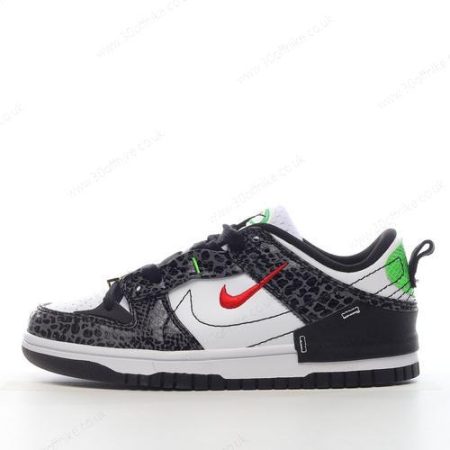 Nike Dunk Low Disrupt Mens and Womens Shoes White Black DV lhw