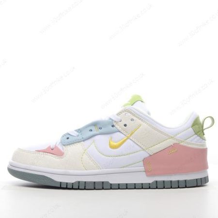 Nike Dunk Low Disrupt Mens and Womens Shoes White Orange DV lhw