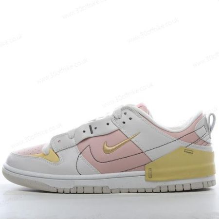 Nike Dunk Low Disrupt Mens and Womens Shoes White Pink Yellow DV lhw