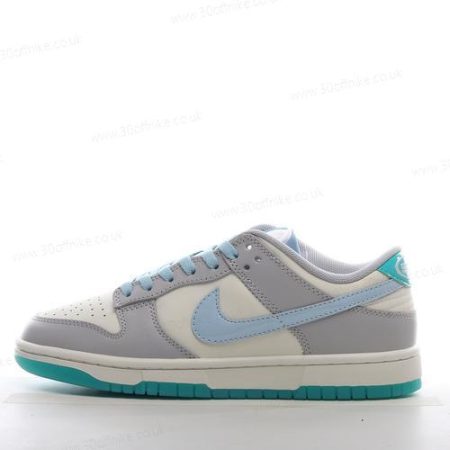Nike Dunk Low Mens and Womens Shoes Beige Blue FN lhw