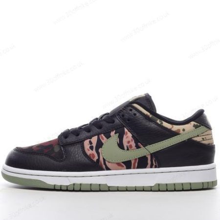 Nike Dunk Low Mens and Womens Shoes Black Green DH lhw