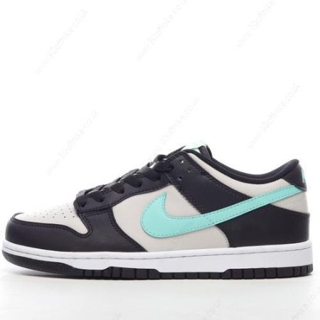 Nike Dunk Low Mens and Womens Shoes Black Grey White Green CW lhw